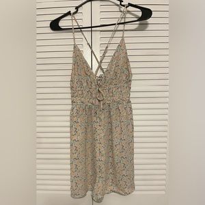 Love Tree Floral Romper